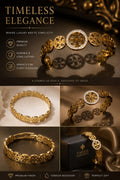 Golden Luxury Crystal Circle Bracelet
